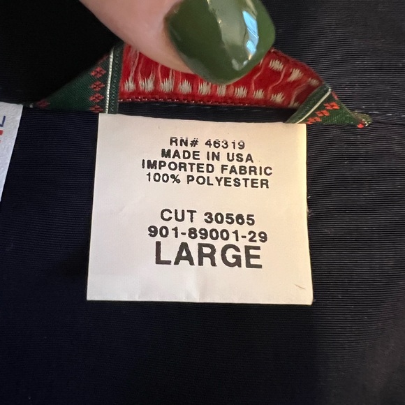 NWT Willowbend Navy Western women’s Button Down top…size L - Picture 6 of 7